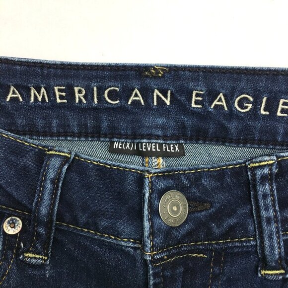 American Eagle Outfitters Slim Straight Leg Jean Next Level Stretch 30 x 29 READ - Picture 3 of 9